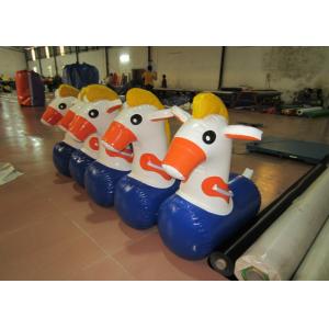 Sealed Inflatable Bouncy Horse 0.65mm PVC , Outdoor Games Blow Up Bouncy Horse