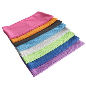 China Printed Cooling Athletic Microfibre Sports Towel 30x100cm For Gym Yoga supplier