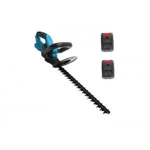 China Rechargeable Cordless Hedge Trimmer , Electric Shrubbery Trimmer With Dual Action Blade supplier