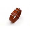 Professional Custom Mens Watches Leather Band , Sport Watch Bands Three Color