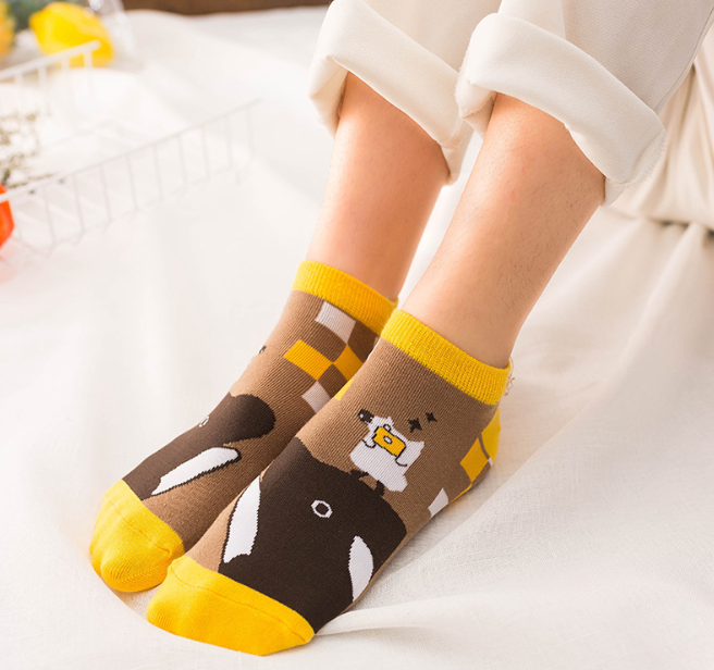 Teen Girl Ankle Length Socks / Designer Ankle Socks Stylish Any Size ...