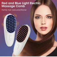 China Red Blue LED Anti Hair Loss Massage Hair Growth Comb Scalp Massager on sale