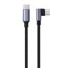 China Right-Angle USB-C Data Charging Cable CC60W Braided wholesale