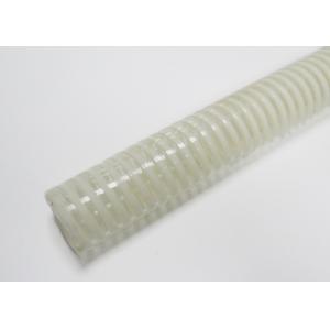 White Plastic Smooth Hose PVC Suction Anti Static Vacuum Hose 3mm - 12mm Thickness