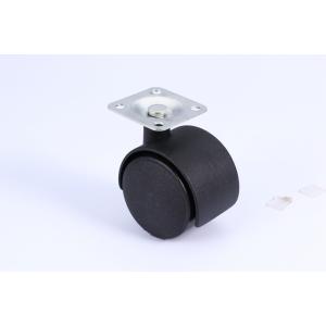China Office Rustproof Cart Caster Wheels , Thickened Nylon Plastic Pulley Wheels supplier