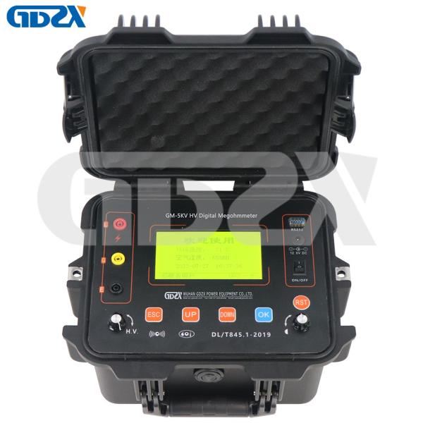 GM-5KV AC10.0kV 50Hz Control de microordenador digital de megohmmetro de alto voltaje ajustable