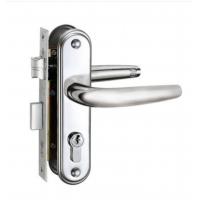 China Safety Front Door Entry Handle And Deadbolt Lock Set Sleek Lever Cylinder Deadbolt on sale
