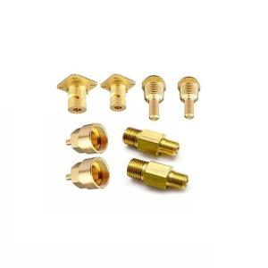 Brass Metal CNC Machining Spare Parts Mechanical Small Metal Turning Service OEM