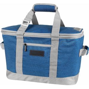 China Blue / Charcoal Insulated Freezer Tote Bags , 50 Can Canvas Cooler Tote Bags supplier