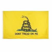 China Yellow Snake L90cm 100D Rectangle Banner Flags on sale