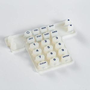 Translucent 4x4 POS Terminal Custom Silicone Rubber Keypads