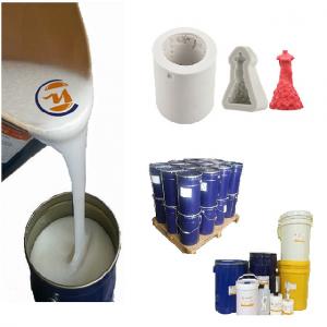 White Liquid Tin Cure Soft RTV2 Silicone Rubber For Art Candle Molds Making