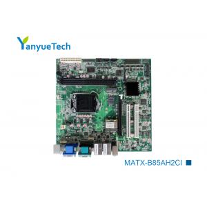 China MATX-B85AH2CI Intel PCH B85 Chip Micro ATX Motherboard 2LAN 12COM 18 USB 3 Slot 2 PCI supplier