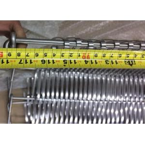 Decoration Flat Wire Conveyor Mesh Belt , 316 Stainless Conveyor Belt Long Time Life