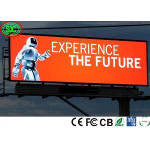 China Outdoor advertising module video screen energy saving LED billboard display road side led sign board supplier