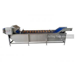 Custom Made Vegetable Fruit Washing Machine For Commercial / Cabbage Cleaning Equipment