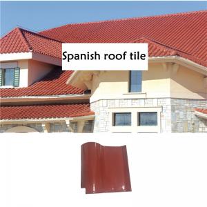 Modern Composite Roof Tile Fireproof Rain Noise Proof European Style Spanish Roofing