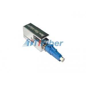 China Square LC to Bare Fiber Optic Adapter with Ceramic Sleeve , Metal Housing supplier