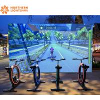 China Outdoor Interactive Bike Game Dynamic Exercise Bike With Interactive Games on sale