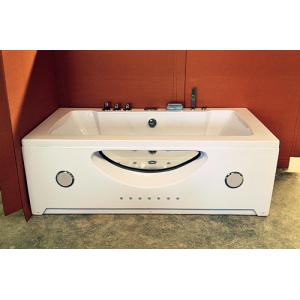 China Double Jacuzzi Whirlpool Bath Tub Small Deep Soaking Tub Computer Control Ss Support supplier