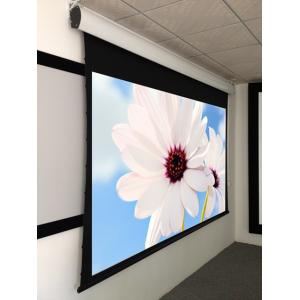 3D Silver Tab Tensioned Motorized Screen with RF IR control , 12V Trigger For home theater