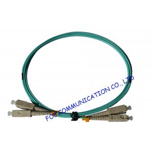 China 10Gb OM4 Fiber Optical Patch Cord SC SC Duplex For Fiber Optic Communication Network supplier