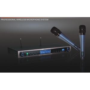 Système sans fil professionnel de microphone de canaux doubles de la fréquence ultra-haute SA-980
