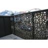 Villa Garden Decoration Powder Coated Laser Cut Screen Aluminum Garden Fence