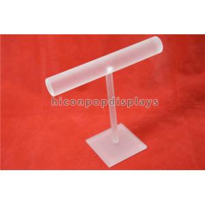 China Jewelry Store Fashion Shop Counter Display Racks Acrylic Bangle T-Bar Display Rack supplier