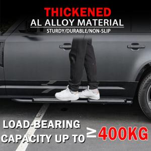 China Planches de course à roulettes à barre noire brillante pour 2020+ Land Rover Defender 110 130 Alloy d'aluminium wholesale