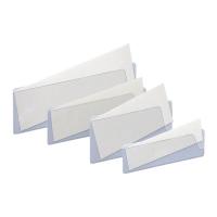 China Plastic Adhesive Label Holders For Binders 150*50mm 100*30mm on sale