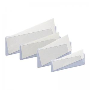 China Plastic Adhesive Label Holders For Binders 150*50mm 100*30mm supplier