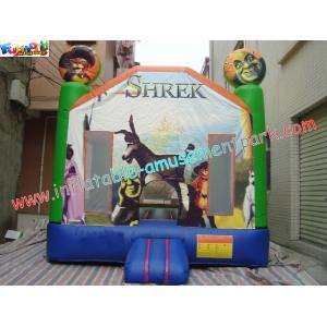 Children Shrek Slide Inflatable King of the Castles Bouncy Castles for Commercial,Home use