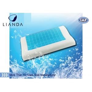 Memory foam cool gel pillow pad pressure relief and temperature regulation
