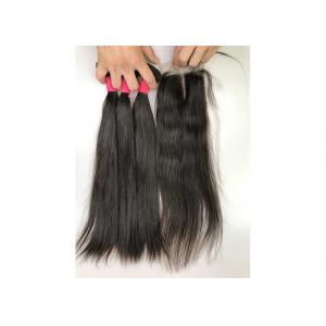 China 100 Percent Silky Straight Indian Human Hair Weave No Shedding Double Weft supplier