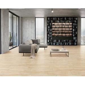 1200mm Length Antiskid Wooden Porcelain Tiles Inkjet Printed Beige 150x900mm