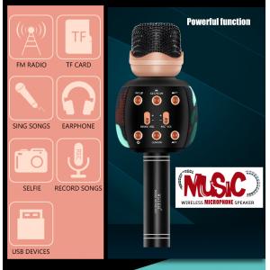 China 1500mAh Sound Recording Microphone , Wireless Bluetooth Microphone Professional Tuning Switch wholesale