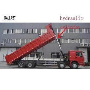 Telescopic Long Stroke Hydraulic Cylinder Trunnion Mounting Style For Semi - Tipper