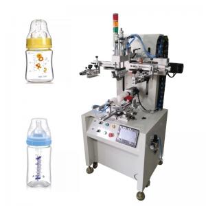China Cylindrical Fully Automatic Screen Printing Machine Servo Rotary With Color Sensor supplier