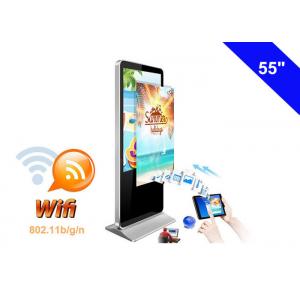 China WIFI Digital Signage Full HD Advertising LCD Display Kiosk with USB Memory card supplier