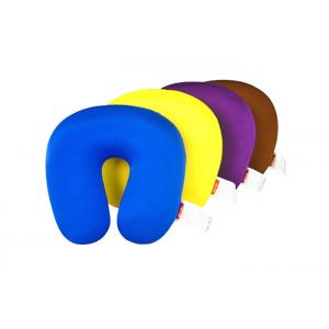 28*27CM Size Microbead Travel Neck Pillow With Customized Pattern / Color