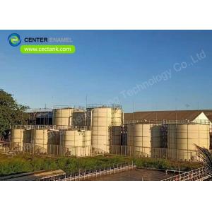 Fusion Bond Epoxy FBE Coated Prefabricated Bolted Tanks Strength Corrosion Resistance