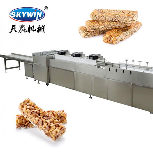 PLC controlled Cereal Candy Bar Making Machine Cereal Bar Production Line