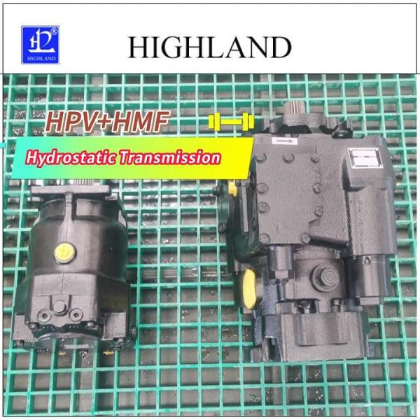 China HPV110 HMF110 Cargador subterráneo Transmisión hidrostática en caja de contrachapado supplier