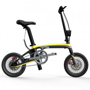 China Carbon Fibre Lightest Folding Electric Bike 250W With Sealed Axis wholesale