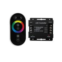 China 18A Touch Screen LED RGB Strip RF Controller For LED Strip Light on sale