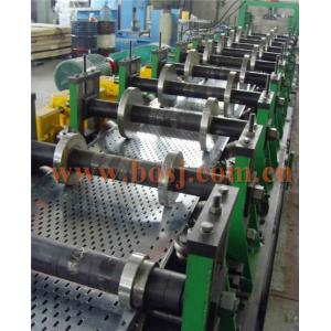 Auto Stainless Steel Perforated Cable Tray Roll Forming Machine With SIEMENS PLC System