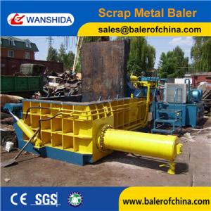 China WANSHIDA Scrap Steel HMS Baling Press Compactor Baler Export to USA supplier