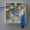 China CY / FB - 002A 86 * 86 * 23mm Fiber Optic Terminal Box suitable for 2 pcs SC adapters wholesale