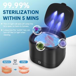 China 45K Ultrasonic Cleaner for Dentures & Retainers Jewelry, Mouth Guard, Rings, Silver, Watches, Diamonds, Coins, Razors supplier